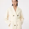 101801 Icon Coat, branco
