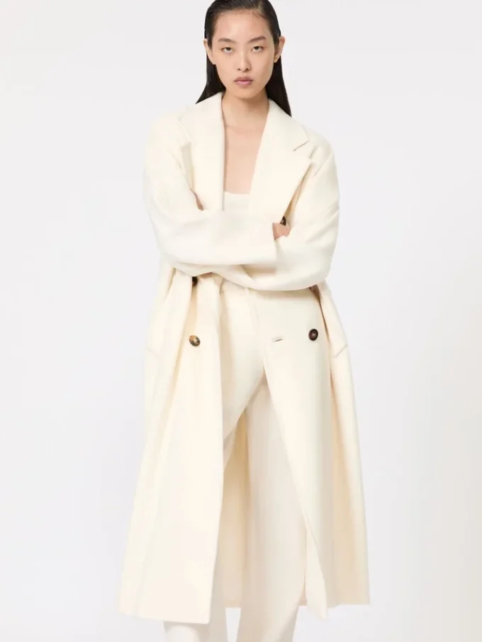 101801 Icon Coat, branco