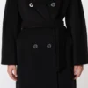 101801 Icon Coat, preto