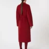 101801 Icon Coat, vermelho escuro