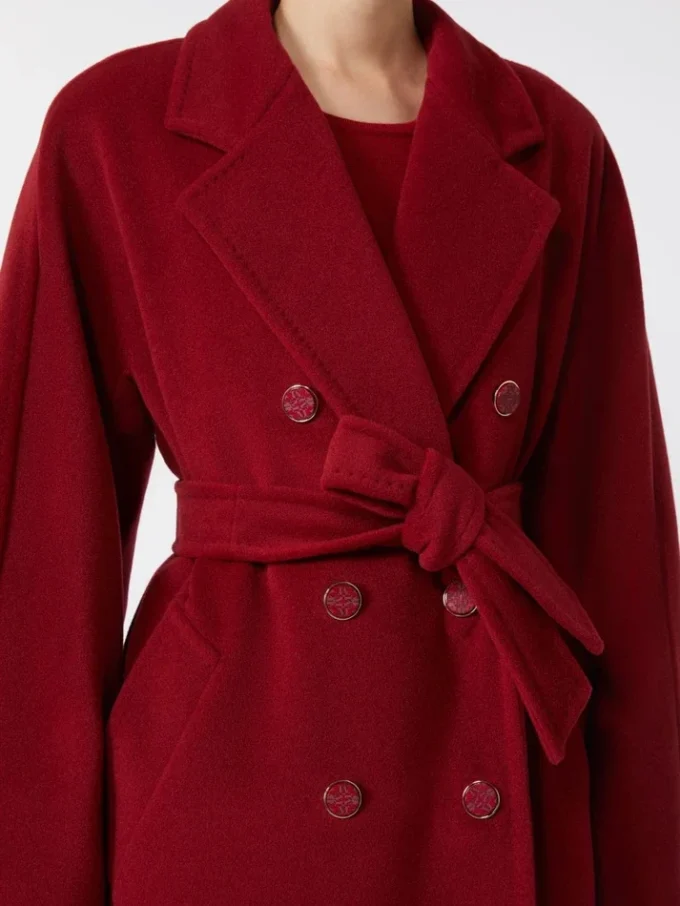 101801 Icon Coat, vermelho escuro