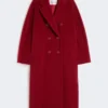 101801 Icon Coat, vermelho escuro