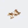 Alfinete de metal com monograma, dourado Alfinete de metal com monograma, dourado
