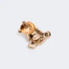 Alfinete em metal com strass, dourado Alfinete em metal com strass, dourado