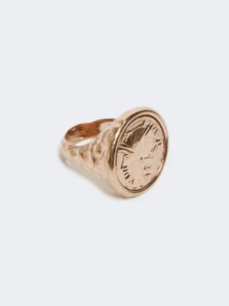 Anel Doge em metal, dourado