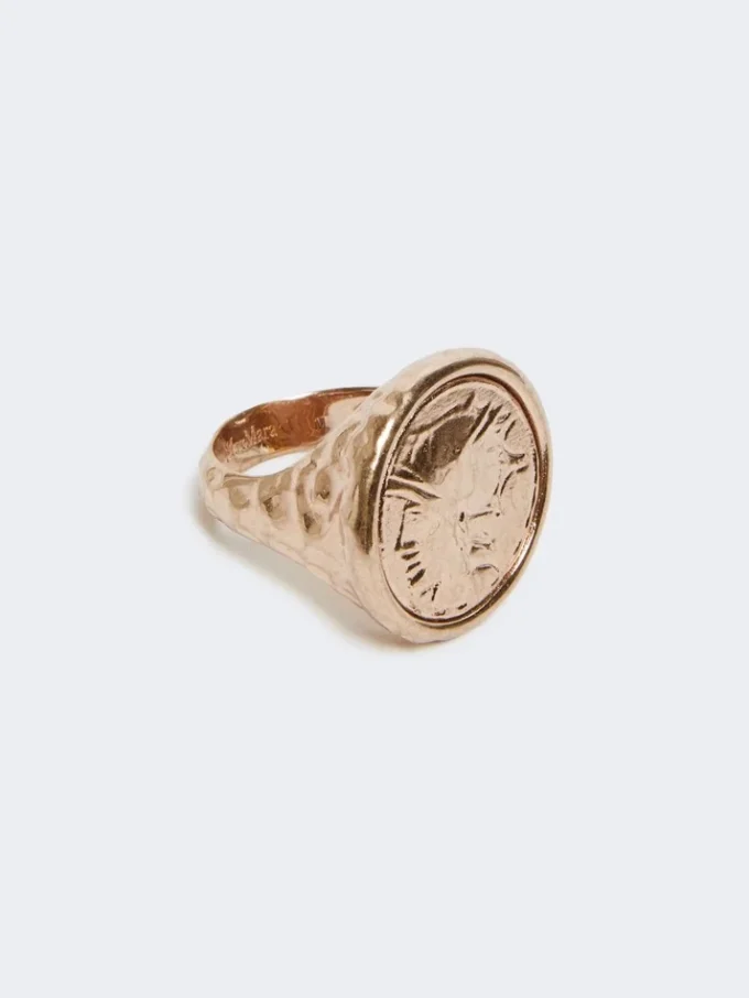 Anel Doge em metal, dourado Anel Doge em metal, dourado