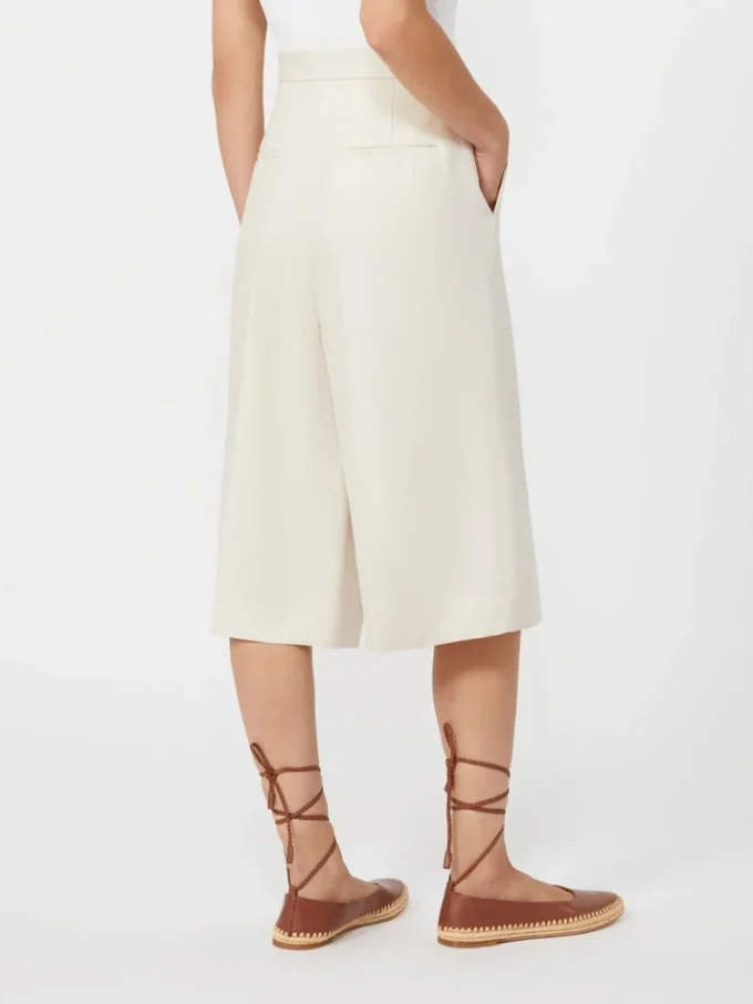 Bermudas de linho, bege Bermudas de linho, bege
