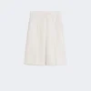 Bermudas de linho, bege Bermudas de linho, bege