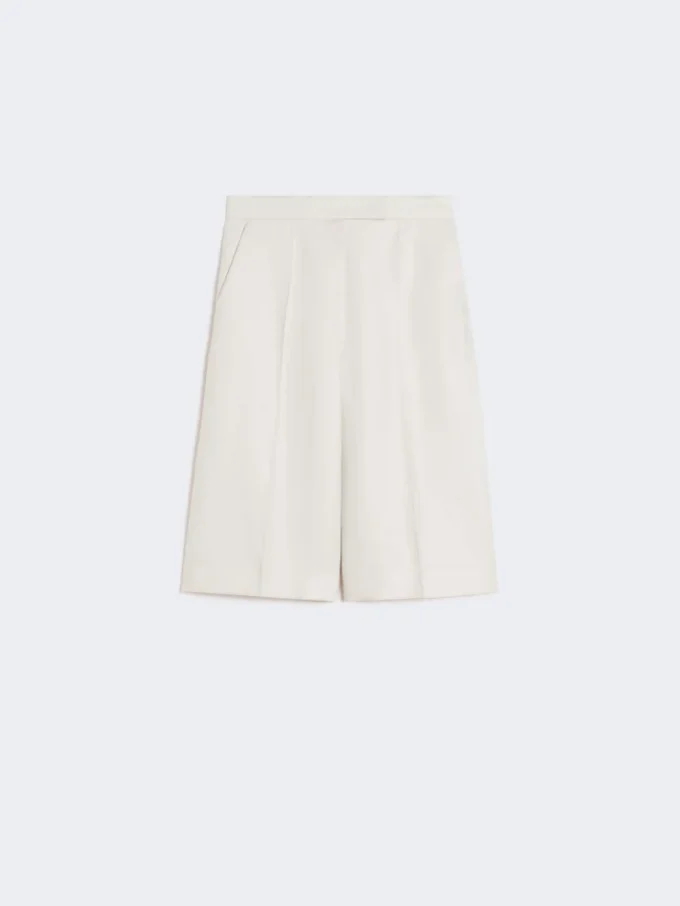 Bermudas de linho, bege Bermudas de linho, bege