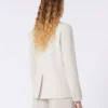 Blazer de lã elástica, areia Blazer de lã elástica, areia