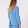 Blazer de lã elástica, azul claro Blazer de lã elástica, azul claro