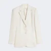 Blazer de linho puro, bege