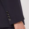 Blazer de malha Milano-knit com botões duplos, azul-marinho Blazer de malha Milano-knit com botões duplos, azul-marinho