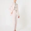 Blazer em cady, rosa Blazer em cady, rosa