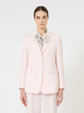 Blazer em cady, rosa Blazer em cady, rosa