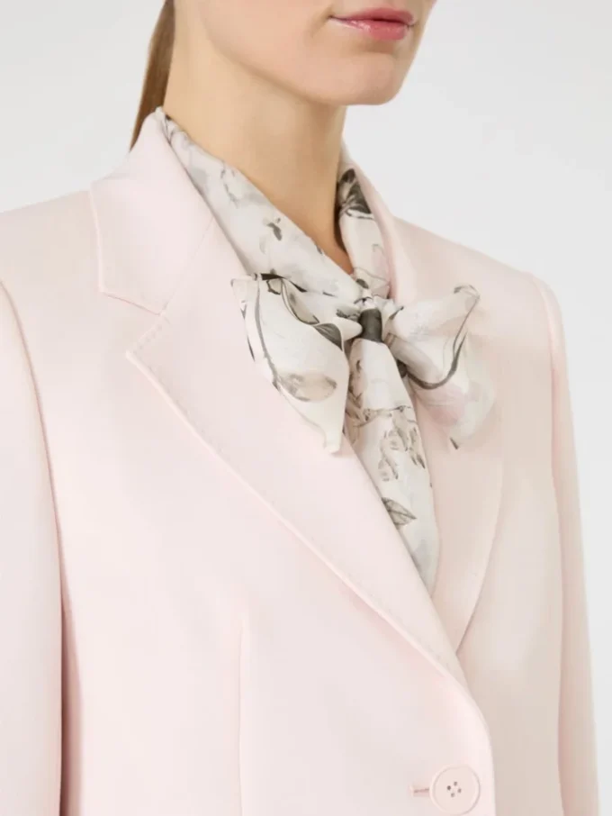 Blazer em cady, rosa Blazer em cady, rosa