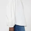 Blusa de algodão, marfim Blusa de algodão, marfim