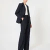 Blusa de seda com gola redonda, seda Blusa de seda com gola redonda, seda