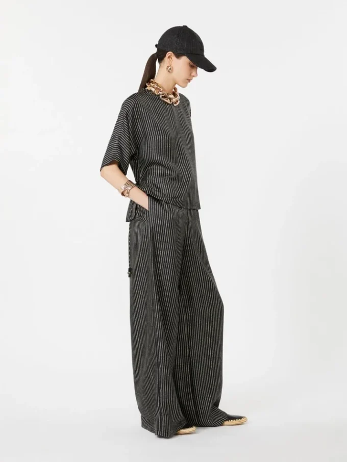 Blusa de seda estampada, preto e branco Blusa de seda estampada, preto e branco