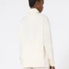 Blusa em charmeuse de seda, marfim Blusa em charmeuse de seda, marfim