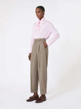 Blusa em charmeuse de seda, rosa