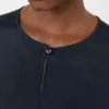Blusa em crepe de seda, azul ultramar Blusa em crepe de seda, azul ultramar