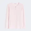 Blusa em crepe de seda, rosa Blusa em crepe de seda, rosa