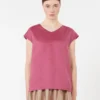 Blusa em lona de rami, ciclamen