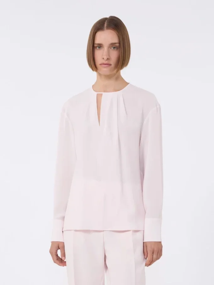 Blusa leve em cady, rosa