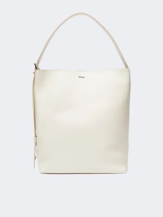 – bolsa de couro Archetipo média, branca