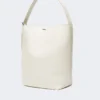 – bolsa de couro Archetipo média, branca – bolsa de couro Archetipo média, branca