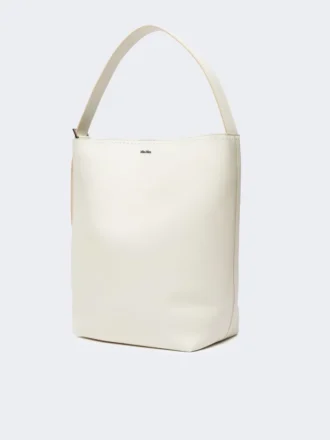 – bolsa de couro Archetipo média, branca