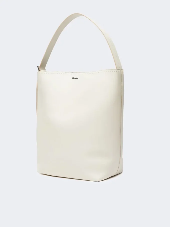 – bolsa de couro Archetipo média, branca – bolsa de couro Archetipo média, branca