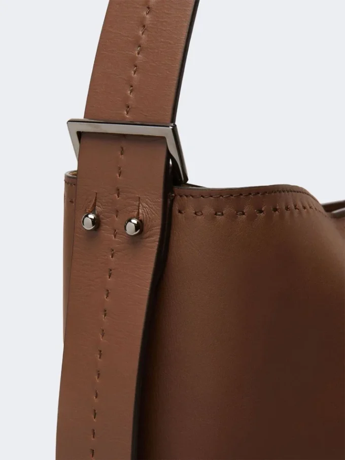 – bolsa de couro Archetipo média, castanha – bolsa de couro Archetipo média, castanha