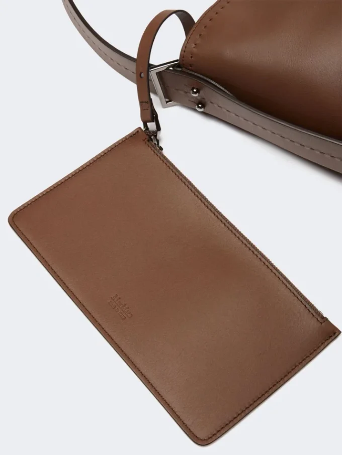 – bolsa de couro Archetipo média, castanha – bolsa de couro Archetipo média, castanha