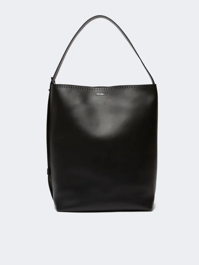 – bolsa de couro Archetipo média, preta – bolsa de couro Archetipo média, preta