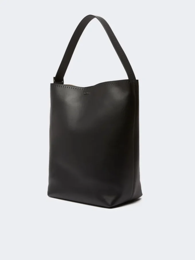 – bolsa de couro Archetipo média, preta – bolsa de couro Archetipo média, preta