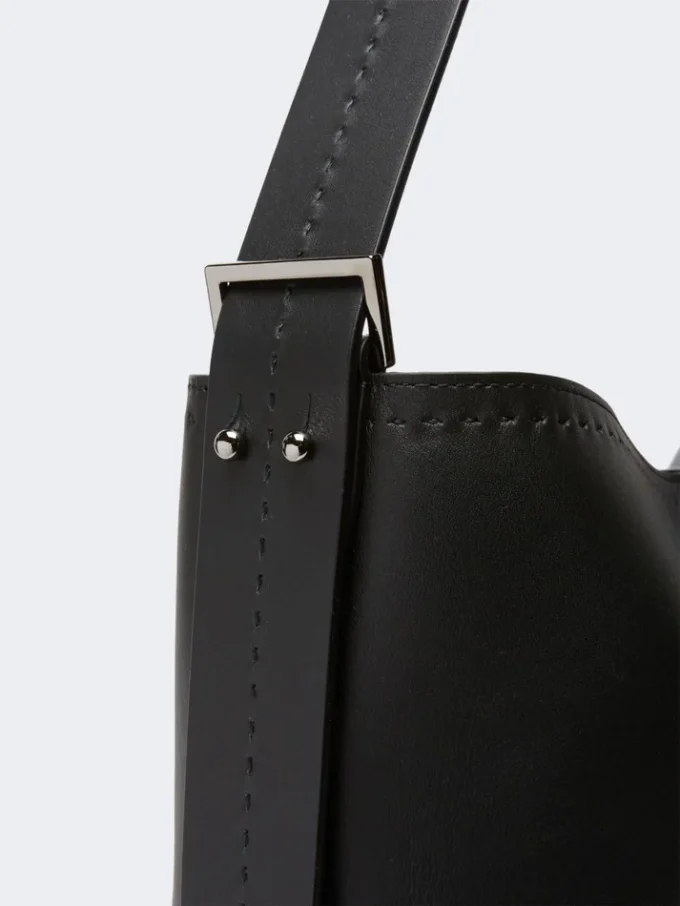 – bolsa de couro Archetipo média, preta – bolsa de couro Archetipo média, preta