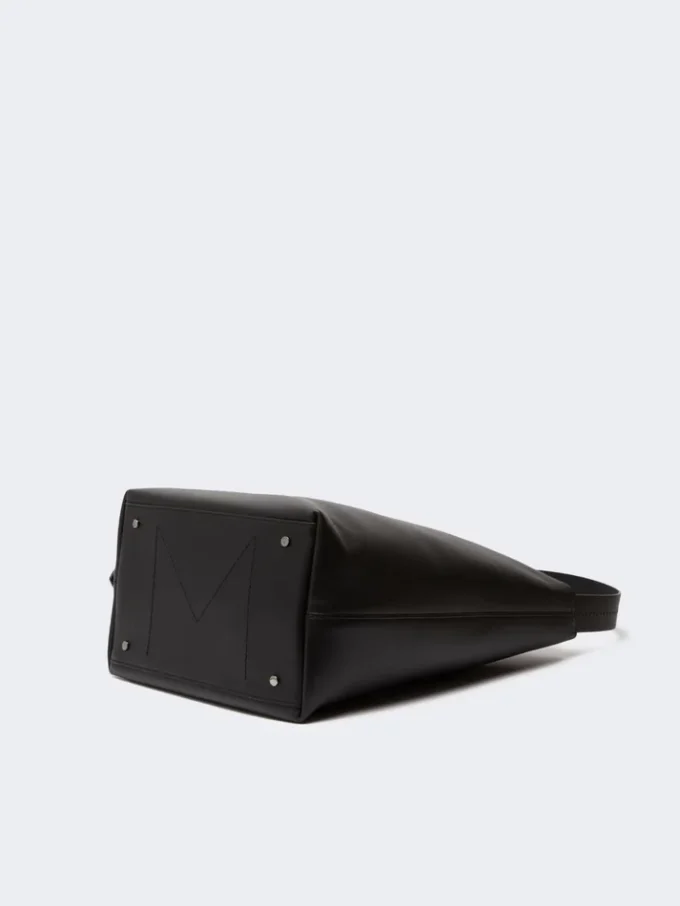 – bolsa de couro Archetipo média, preta – bolsa de couro Archetipo média, preta