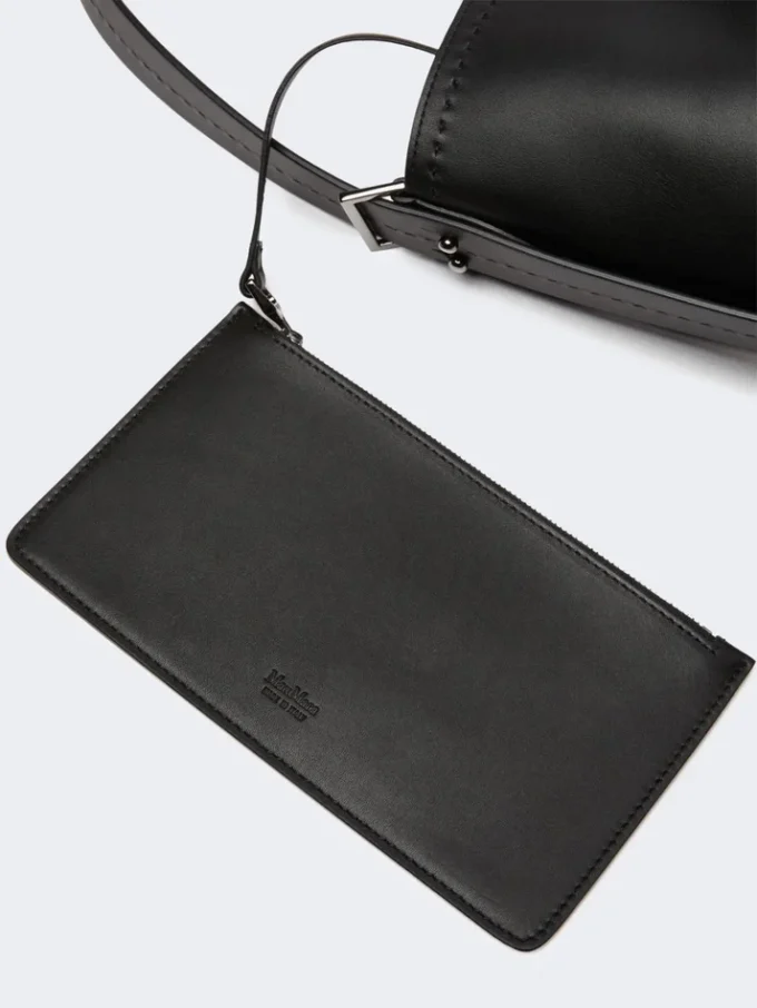 – bolsa de couro Archetipo média, preta – bolsa de couro Archetipo média, preta