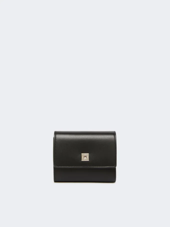 Bolsa em pele, preta Bolsa em pele, preta