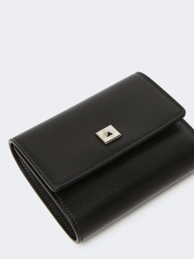 Bolsa em pele, preta Bolsa em pele, preta