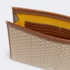 Bolsa média em jacquard de algodão, castanho avelã Bolsa média em jacquard de algodão, castanho avelã