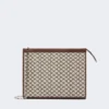 Bolsa média em jacquard de algodão, preta Bolsa média em jacquard de algodão, preta
