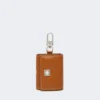 Bolsa para auscultadores em pele, cor ferrugem Bolsa para auscultadores em pele, cor ferrugem
