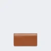 Bolsa para telemóvel em pele, castanho âmbar