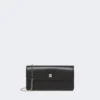 Bolsa para telemóvel em pele, preta Bolsa para telemóvel em pele, preta