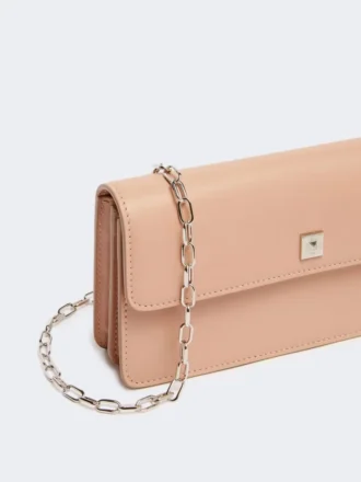 Bolsa para telemóvel em pele, rosa
