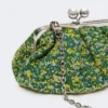 Bolsa Pasticcino pequena em bouclé de lã, verde Bolsa Pasticcino pequena em bouclé de lã, verde