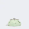 Bolsa Pasticcino pequena em pele de carneiro, verde pastel Bolsa Pasticcino pequena em pele de carneiro, verde pastel